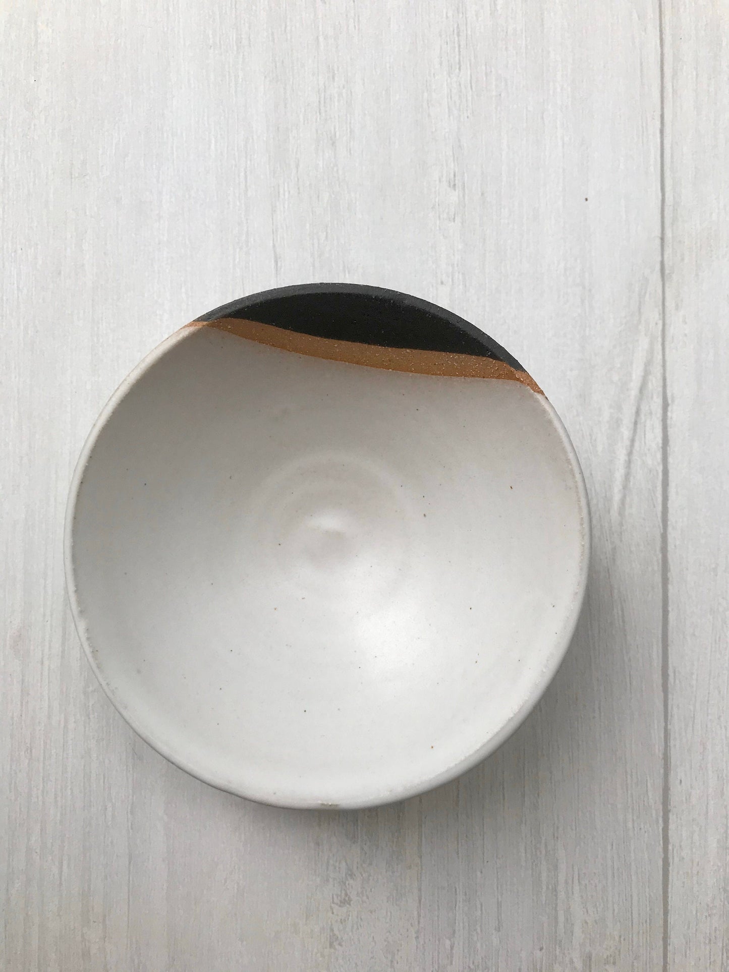 Tri color- ceramic ramekin- salt cellar- multipurpose dish-kitchenware- bowls- White, black and beige