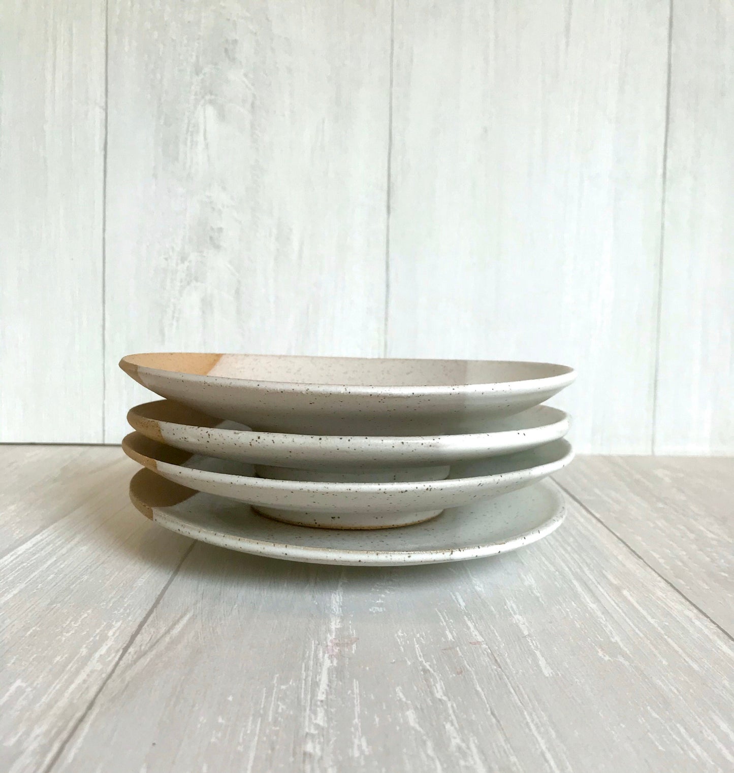 Speckled-small plate- dessert plate- multipurpose dish-kitchenware-White