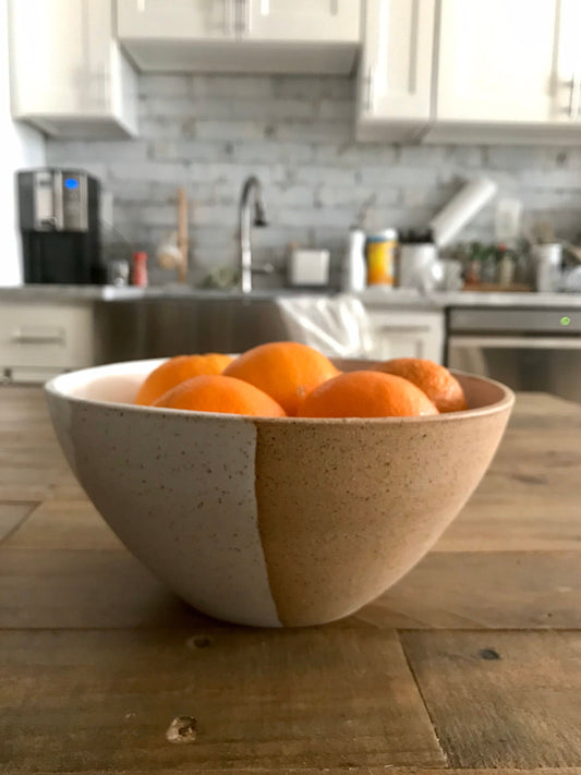 Speckeled and white -small serving bowl- multipurpose bowl-kitchenware- bowls- White