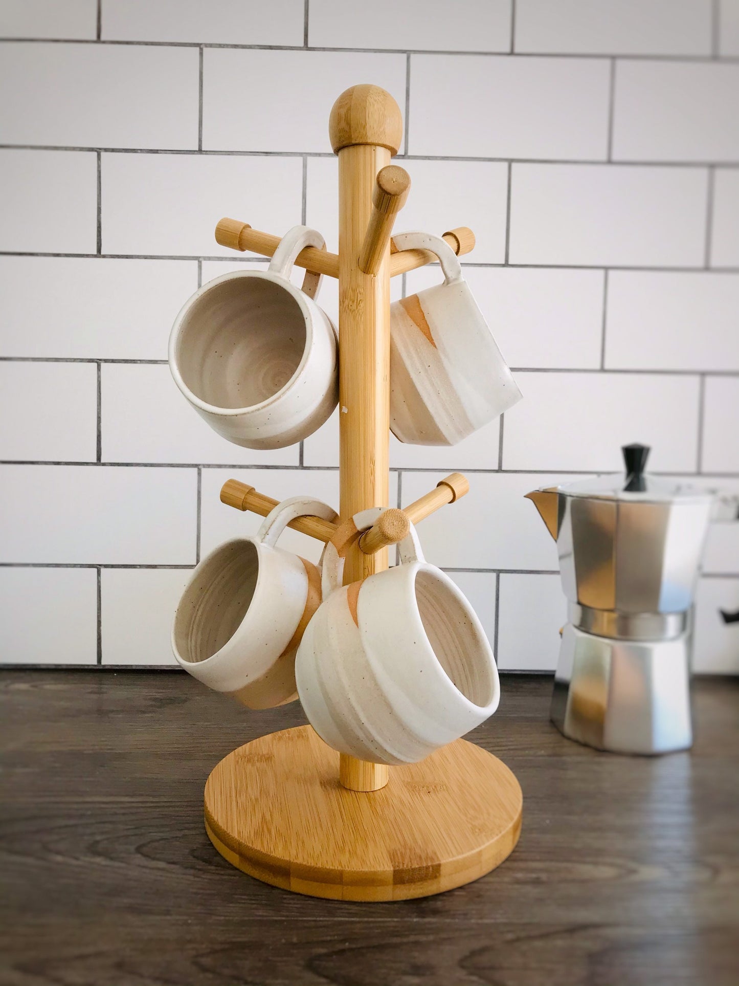 angular oversized espresso cup- small coffee mug- handmade kitchen decor