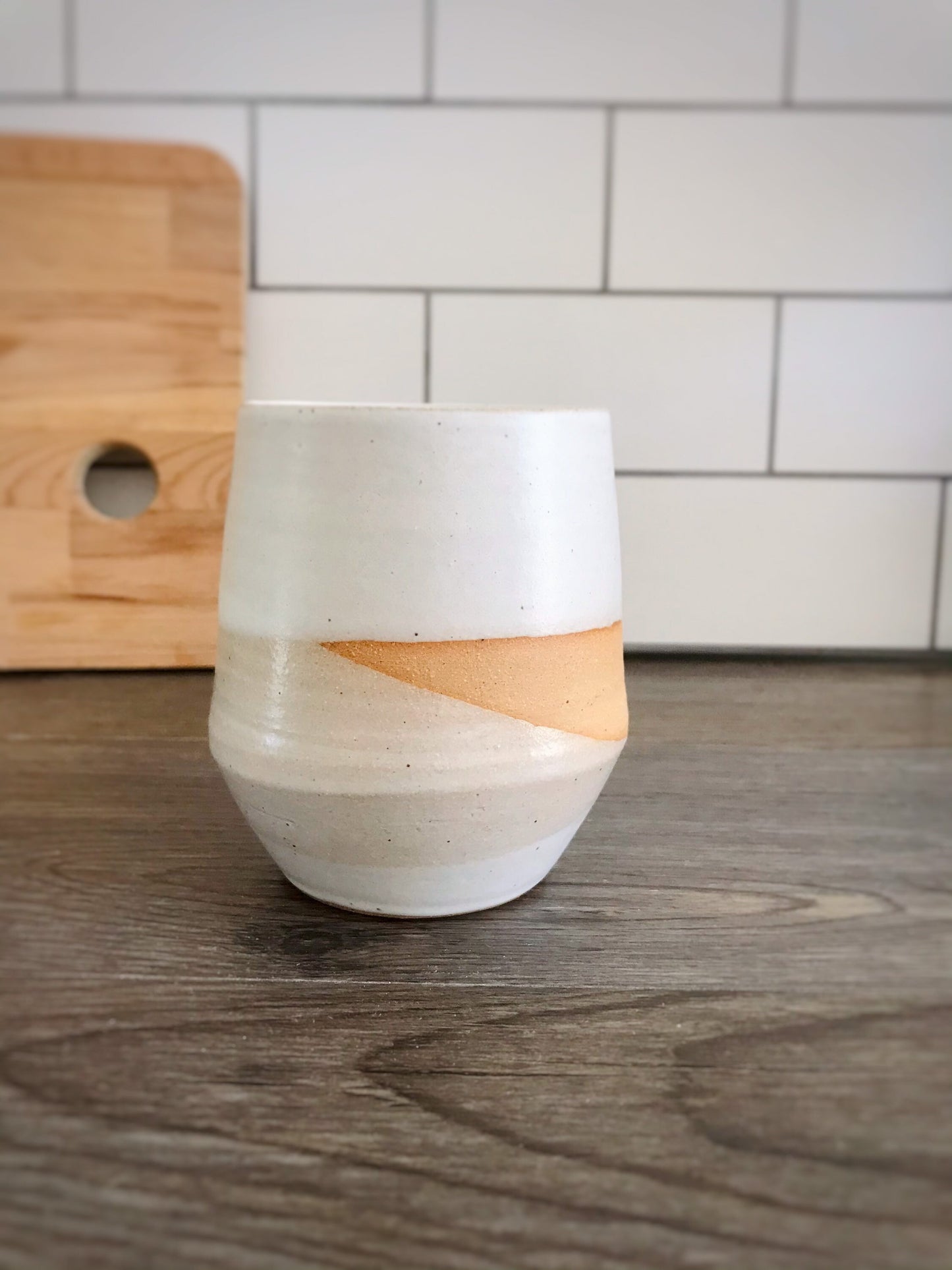 angular tumbler- juice or coffee - Coffee cup-  mug- handmade kitchen decor