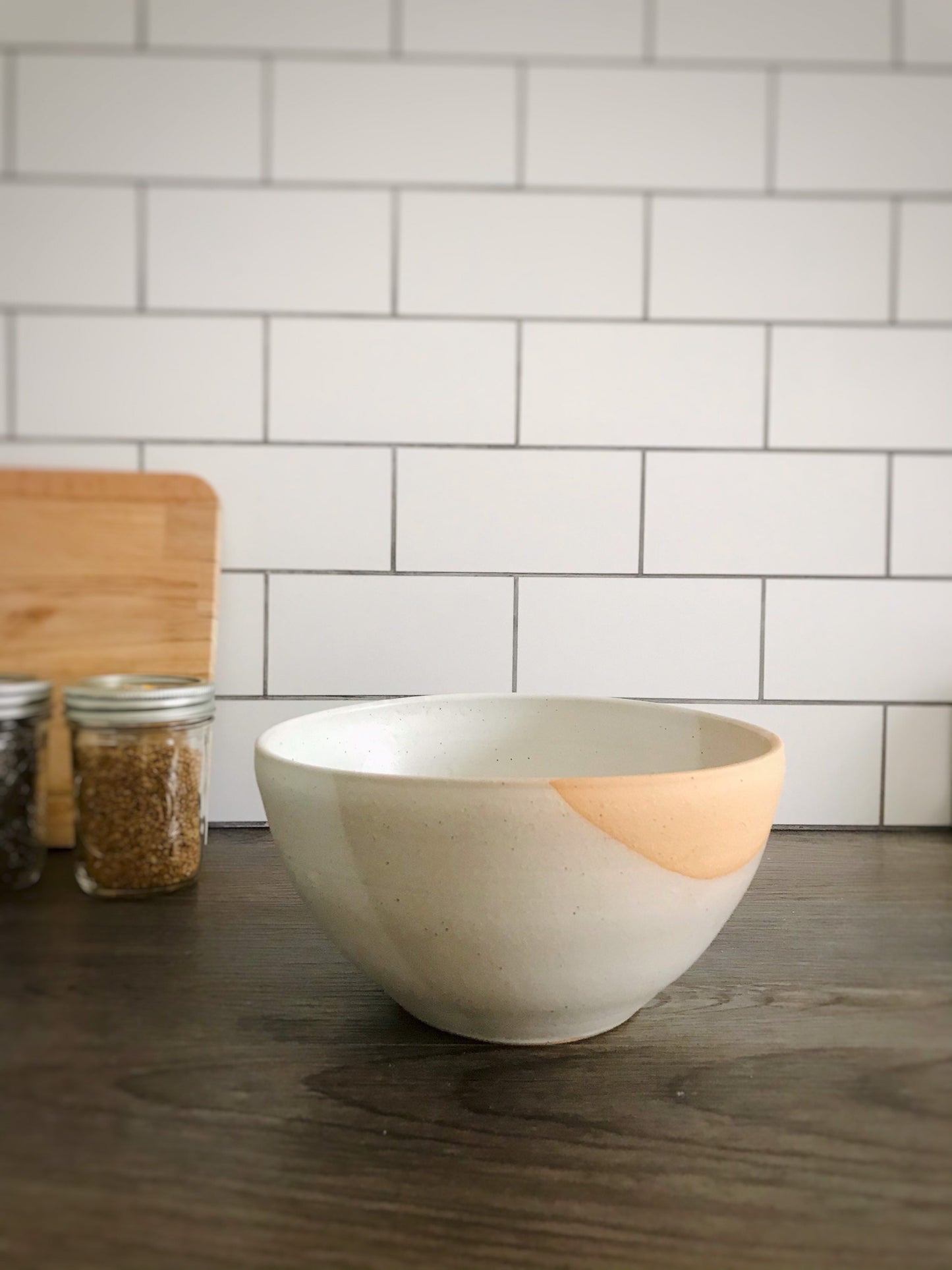 ceramic bowl- fruit bowl- popcorn bowl-multipurpose dish-kitchenware- bowls- White