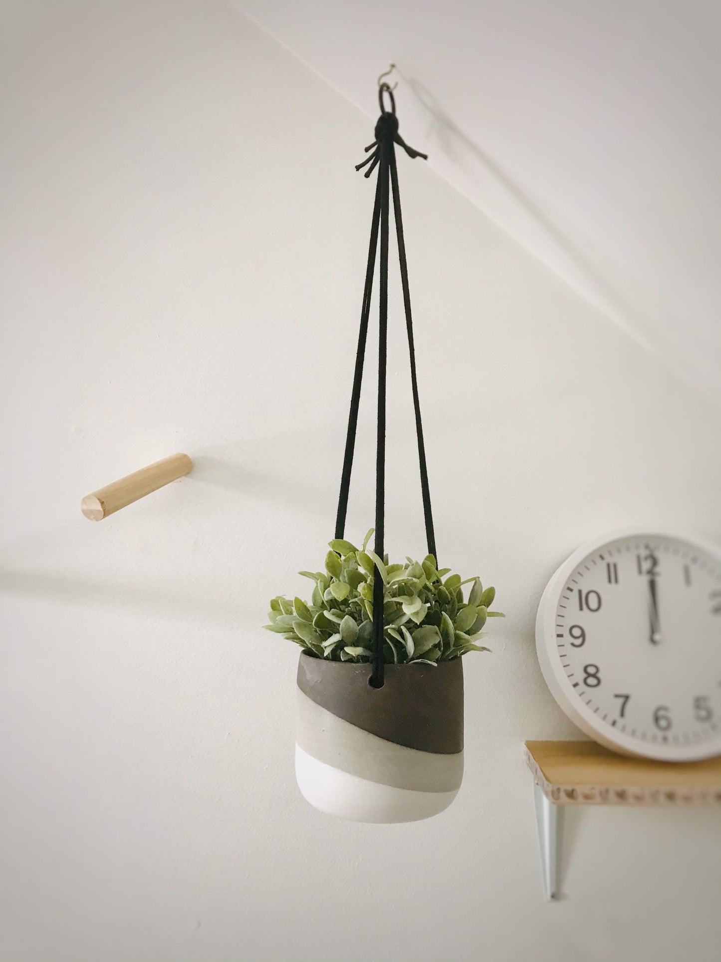 5" hanging planter-ceramic  hanging flower pot - cache pot-