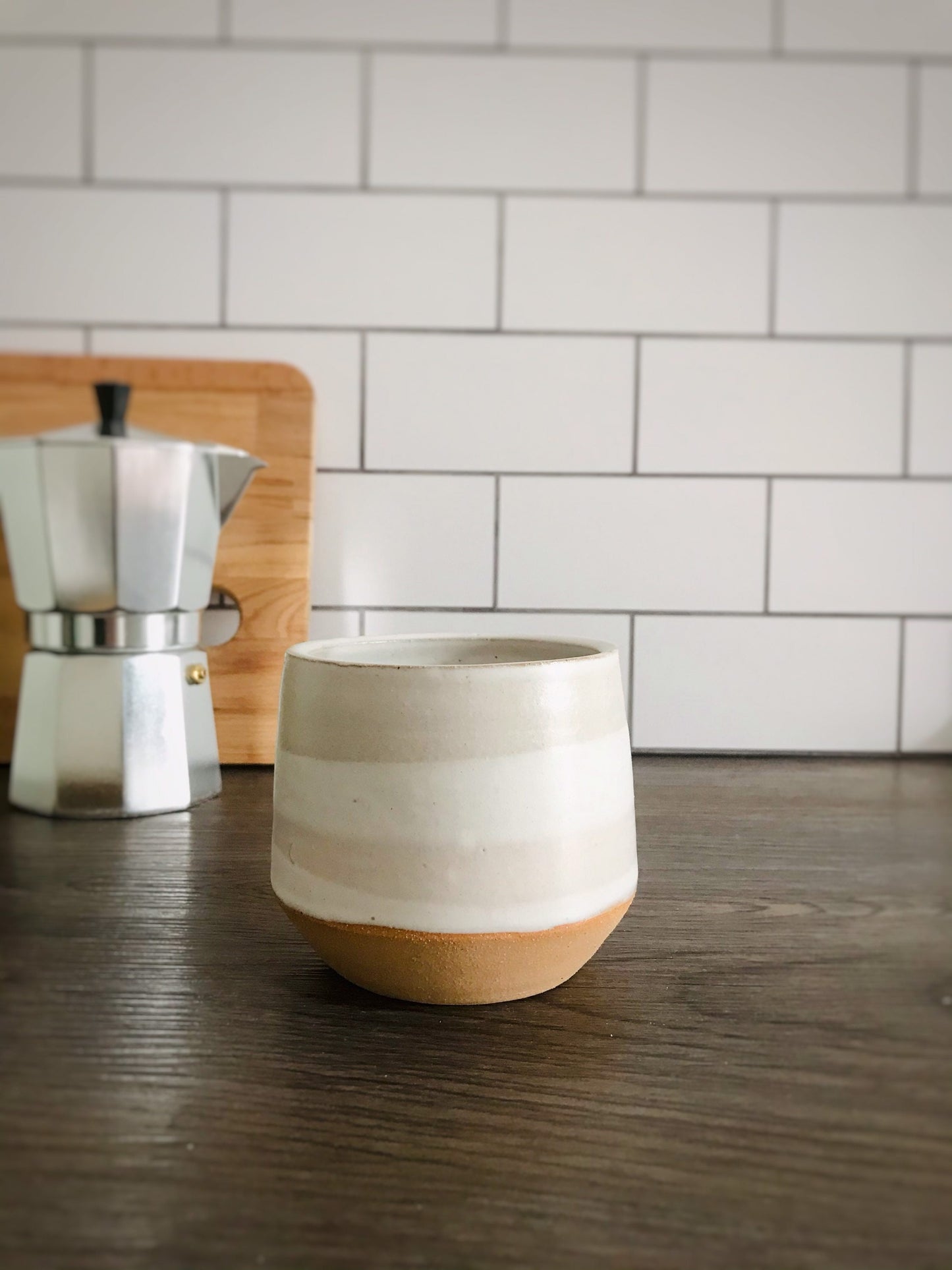 short angular tumbler- juice or coffee - Coffee cup-  mug- handmade kitchen decor