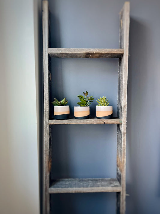 cylinder succulent holders. 2inches. drain hole. handmade ceramics.pack of three