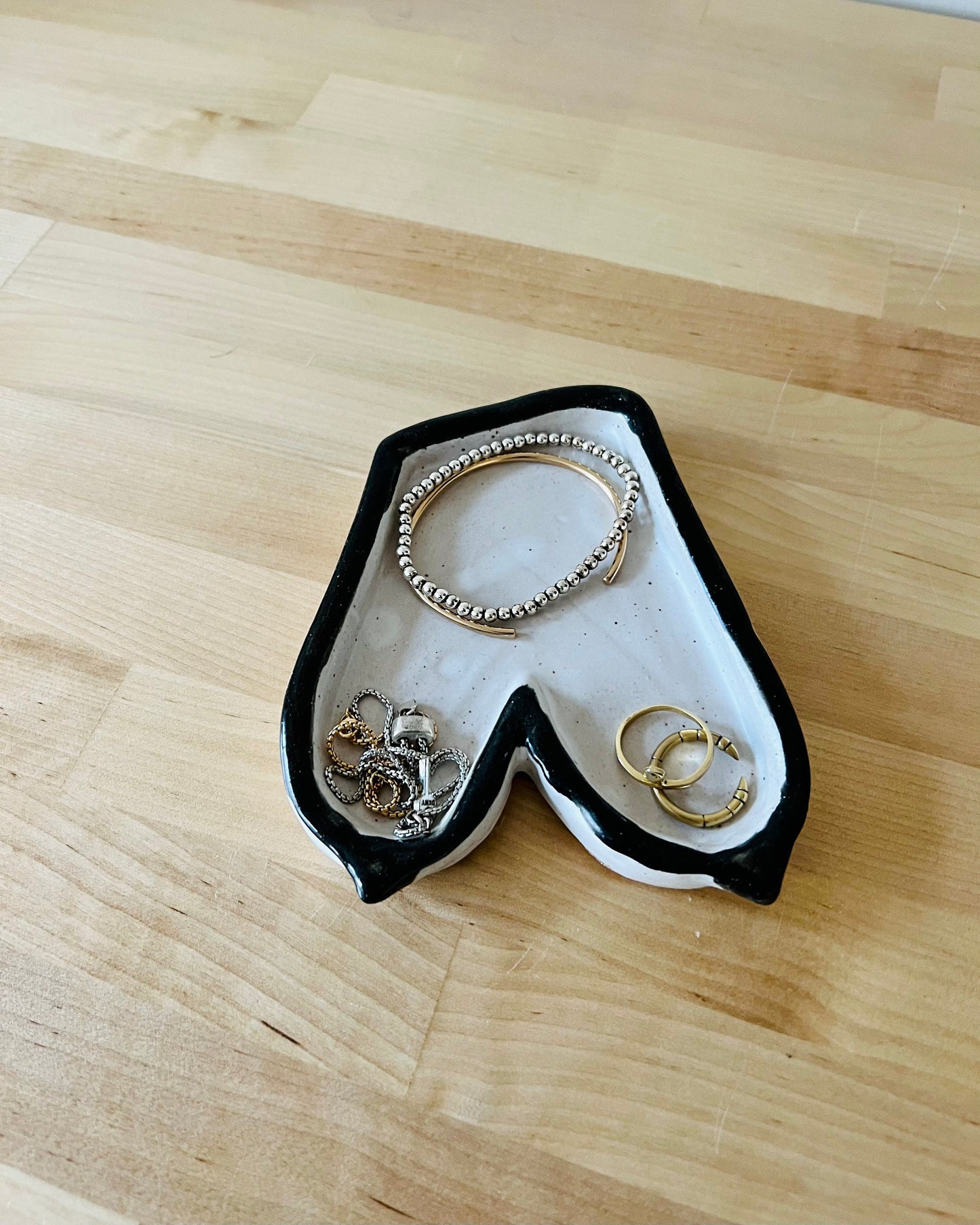 Seconds- Boobie tray. Jewelry dish. Ceramic. Handmade. Multipurpose tray