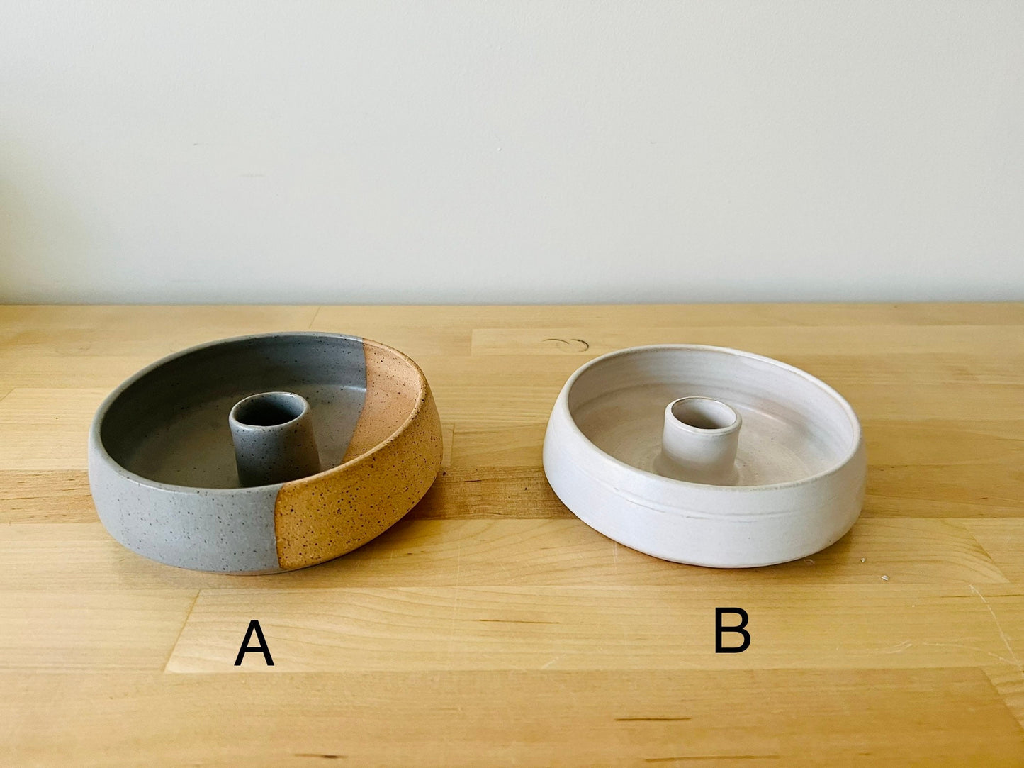 angled burner tray- santo palo- incense- sage- handmade. sample sale.