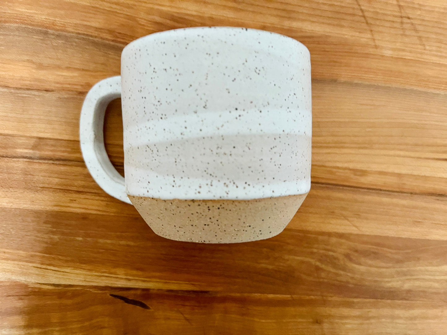 sample sale. short angular tumbler- juice or coffee - Coffee cup-  mug- handmade kitchen decor