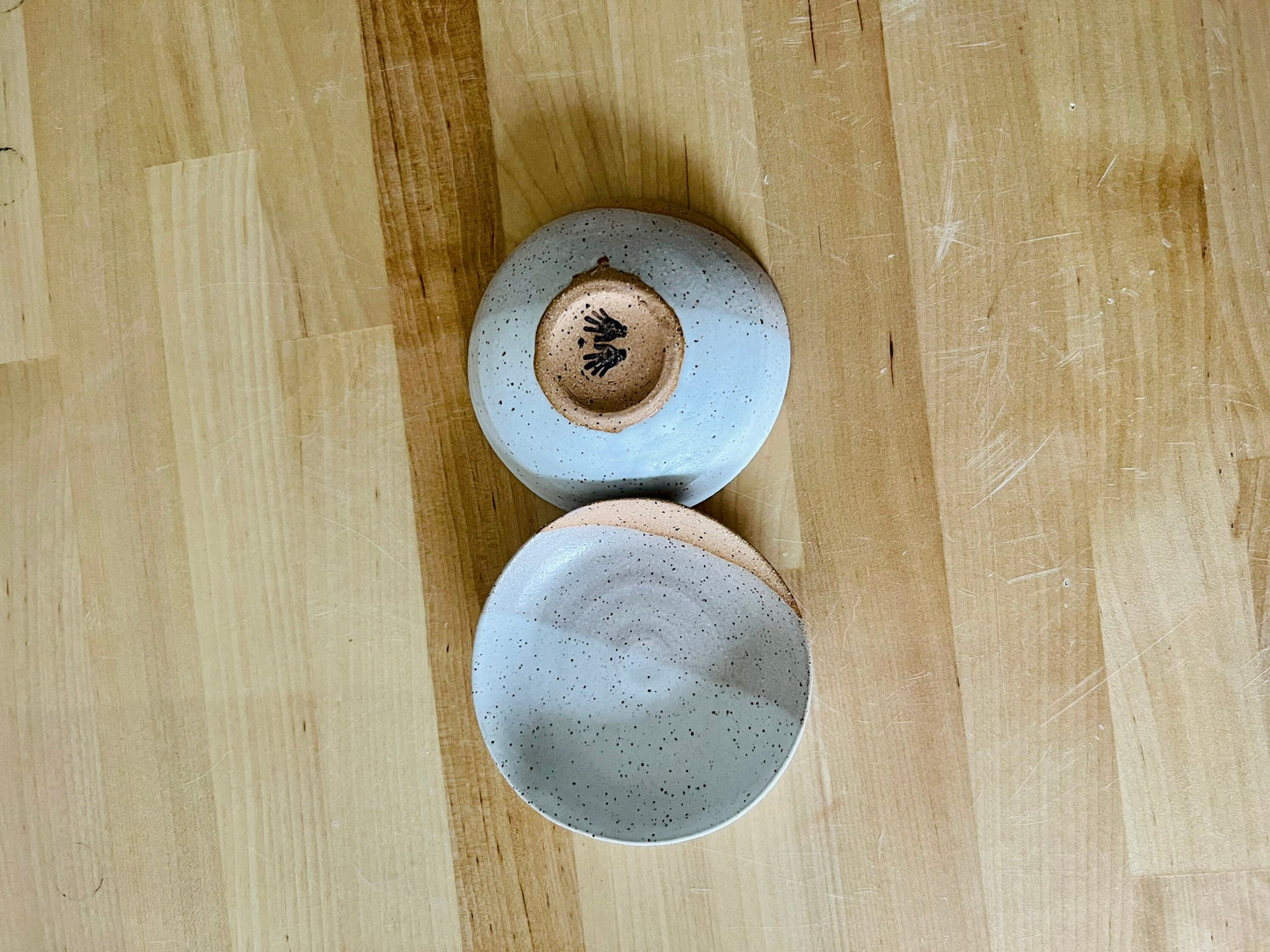 ceramic ramekin- salt cellar- multipurpose dish-kitchenware- bowls- White. sample sale