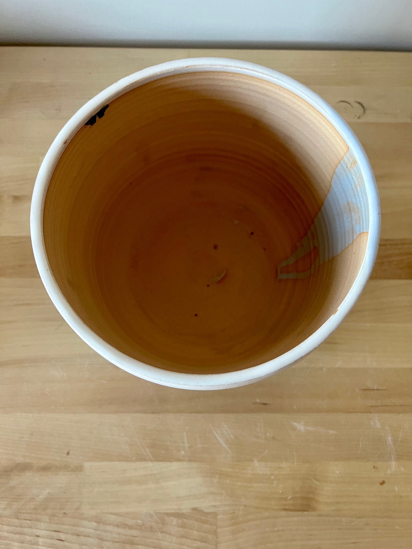 sample sale- ocean blue planter- cache pot- handmade ceramics