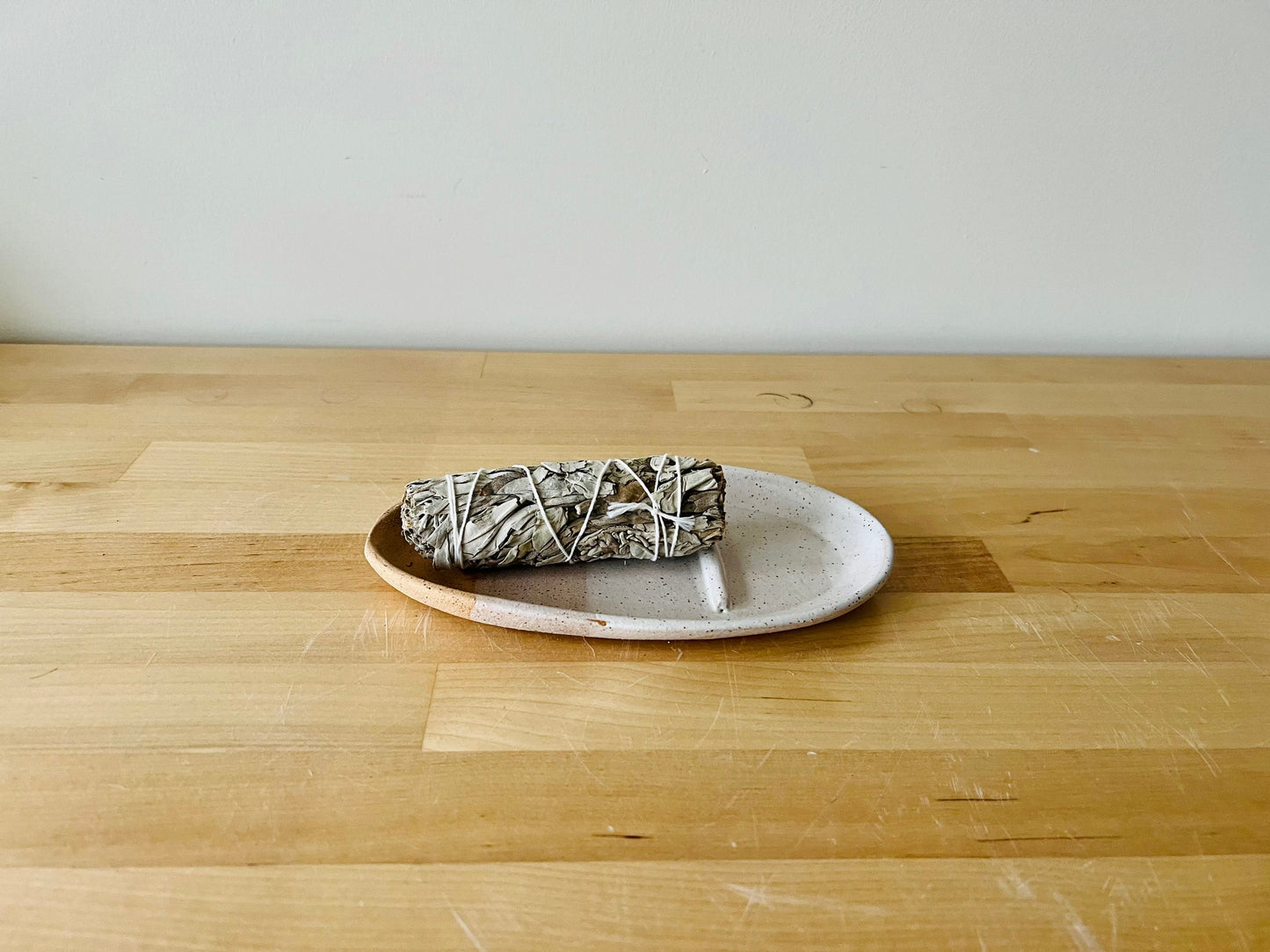 smudge dish-ceramic sage stick burer- handmade ceramics- assorted color