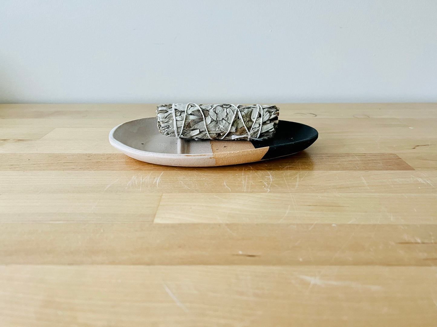 smudge dish-ceramic sage stick burer- handmade ceramics- assorted color