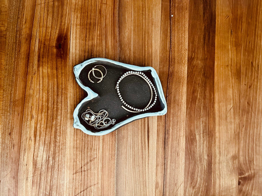 Seconds- Boobie tray. Jewelry dish. Ceramic. Handmade. Multipurpose tray