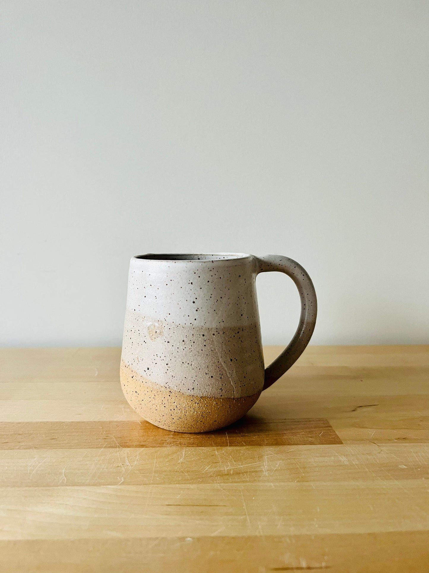 SECONDS-rounded Coffee cup- coffee mug- handmade kitchen decor