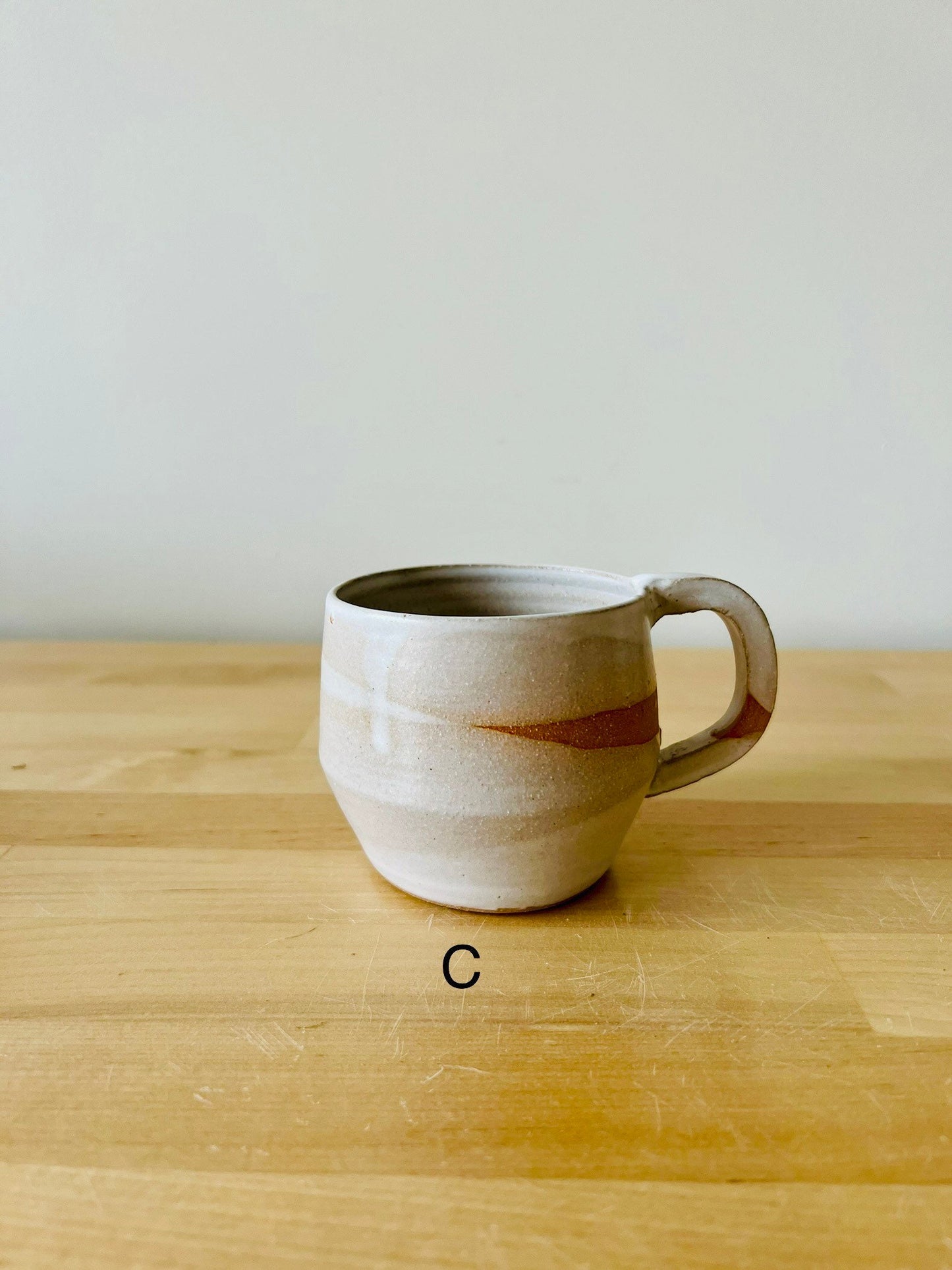 SECONDS-angular espresso cup-small coffee mug- ceramic--handmade kitchen decor