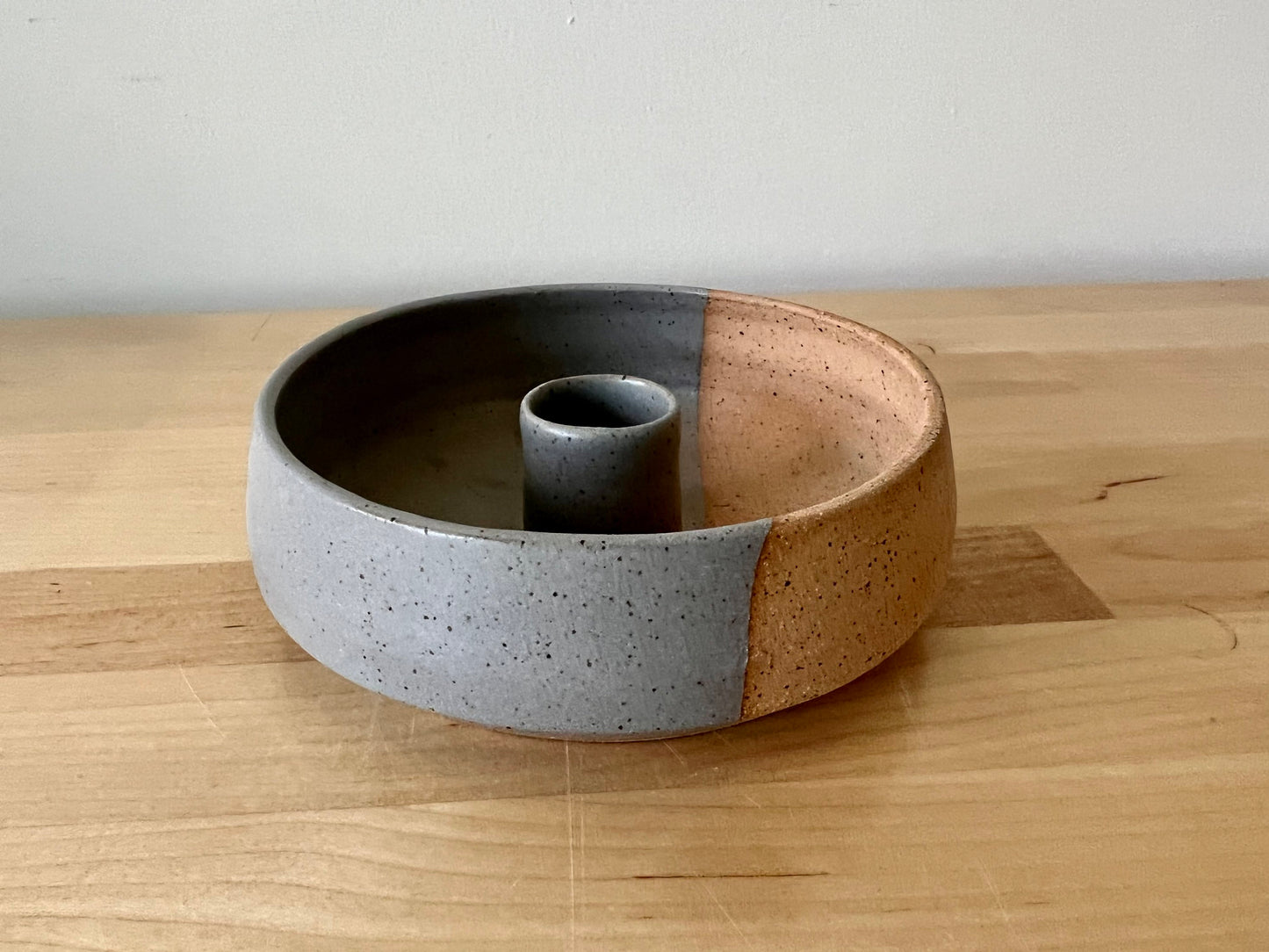 angled burner tray- santo palo- incense- sage- handmade. sample sale.