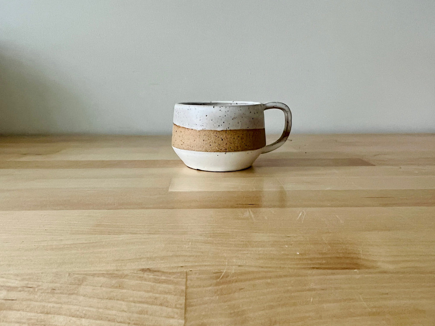 angular espresso cup-small coffee mug- ceramic--handmade kitchen decor
