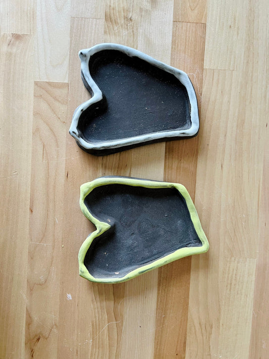 SECONDS-Its boobs! Boobie tray. Jewelry dish. Ceramic. Handmade. Multipurpose tray- different colors