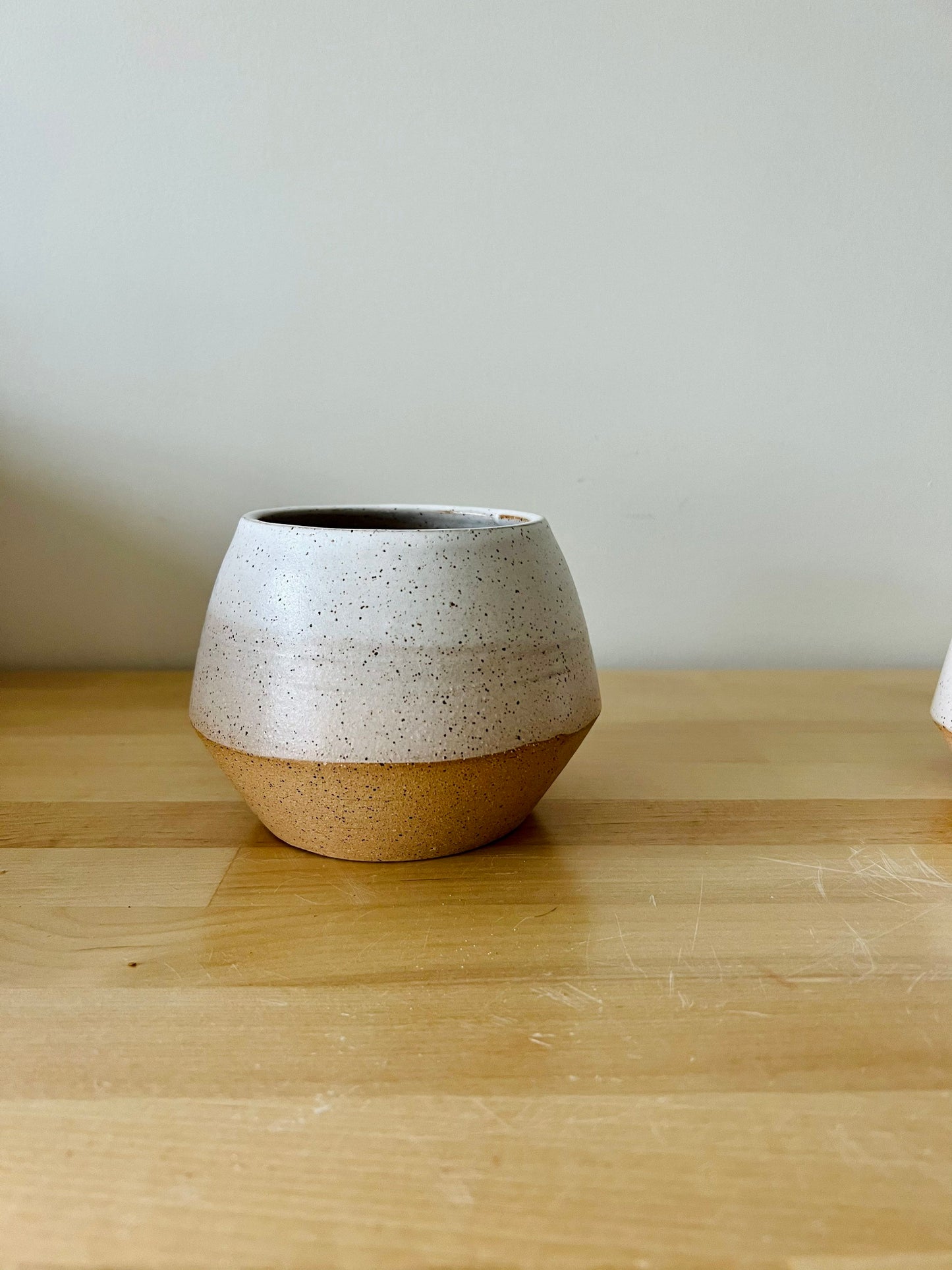 Speckled-assorted handmade ceramic jars  multipurpose