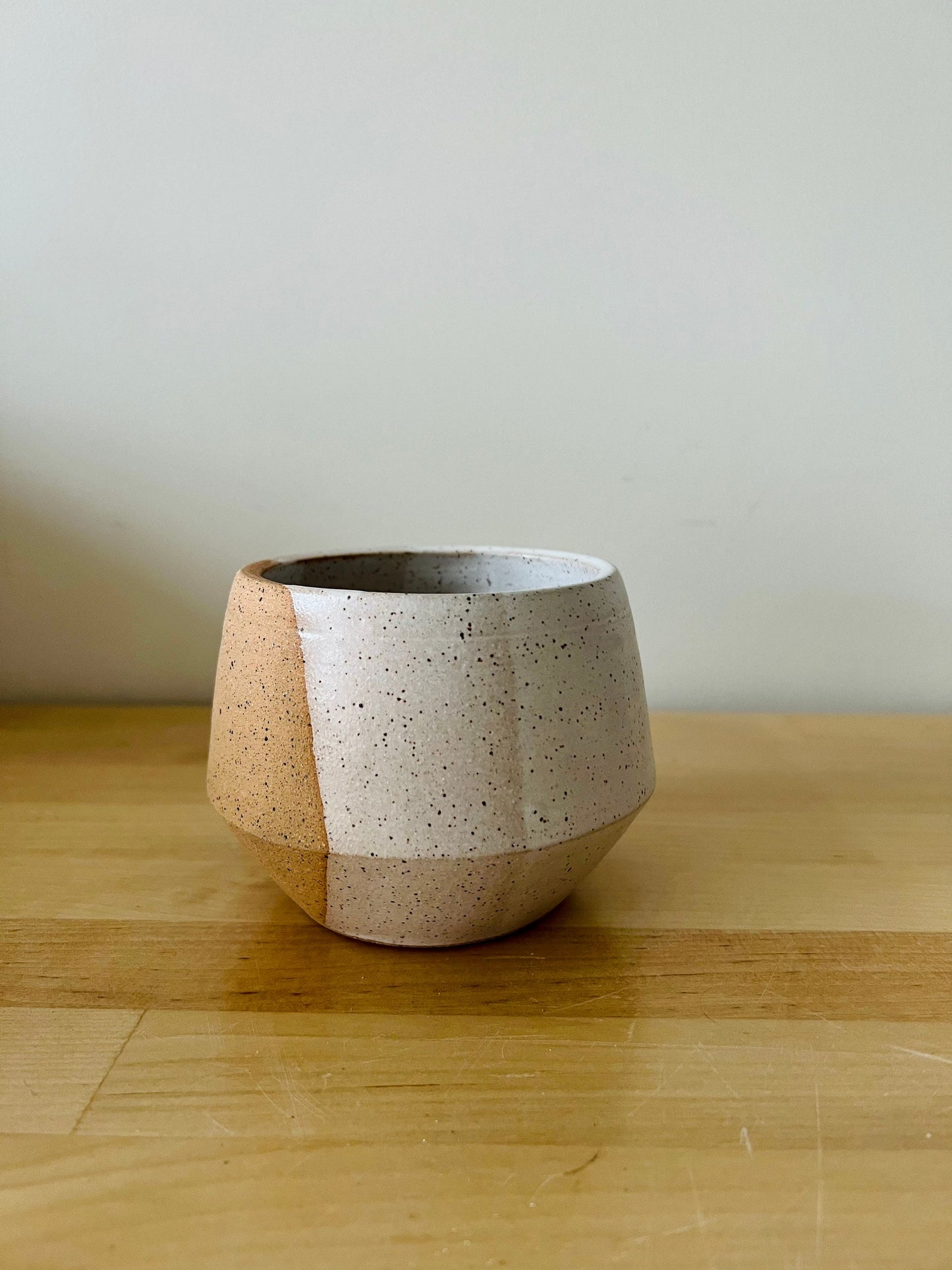 Speckled-assorted handmade ceramic jars  multipurpose