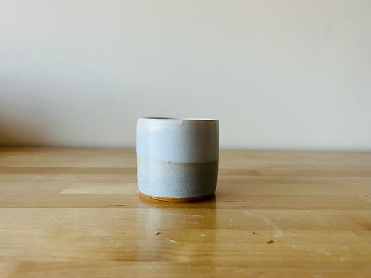 small ceramic jar- ocean blues- sample sale- small tumbler