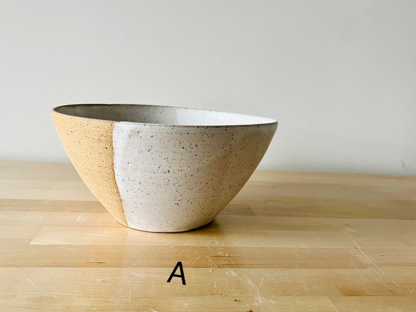 SECONDS_ceramic bowl- fruit bowl- popcorn bowl-multipurpose dish-kitchenware- bowls- White
