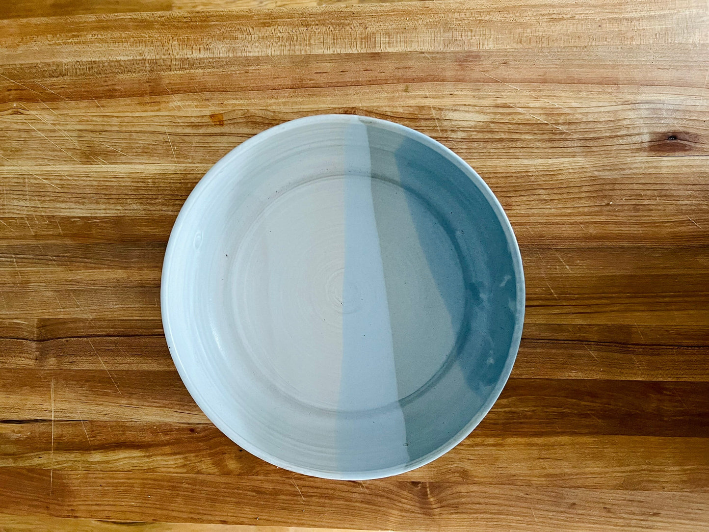 SECONDS- Ocean blues ceramic serving bowl platter- fruit bowl-pasta server-multipurpose dish-kitchenware