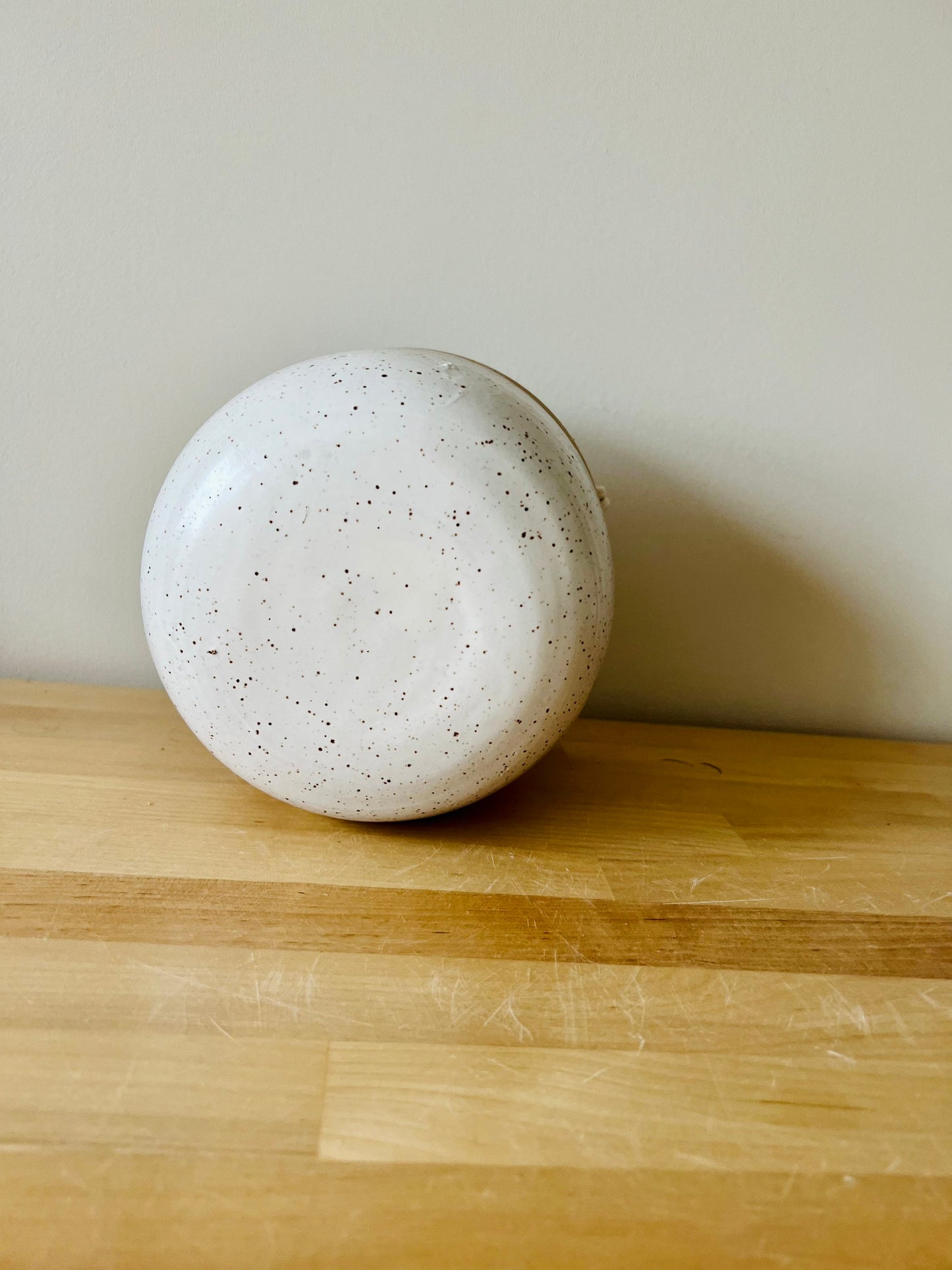 seconds- Hanging orb planter -ceramic
