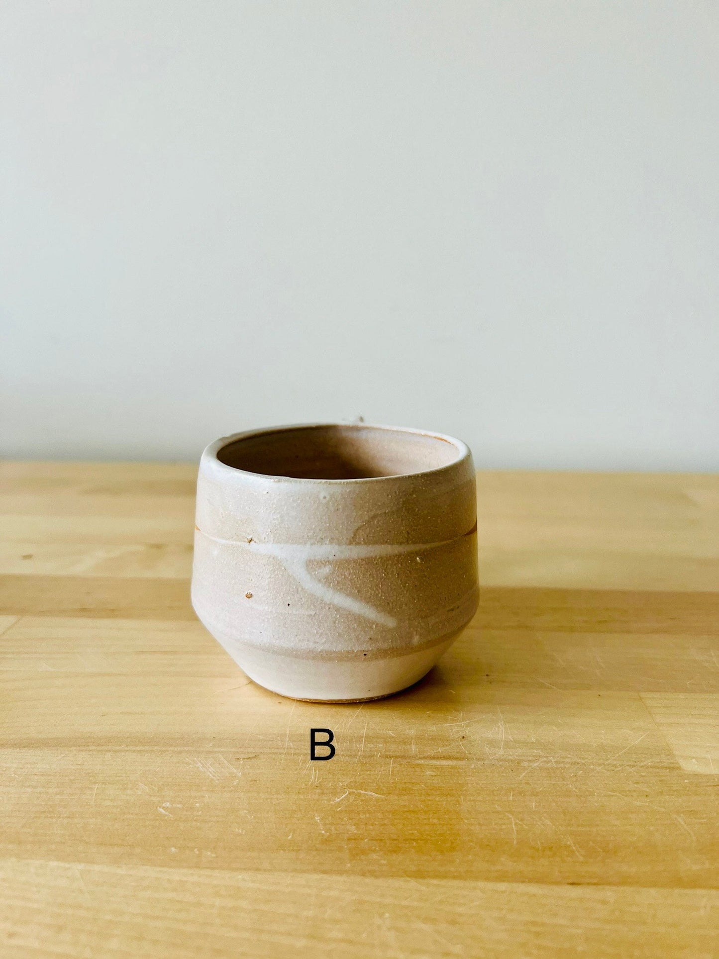 SECONDS-angular espresso cup-small coffee mug- ceramic--handmade kitchen decor