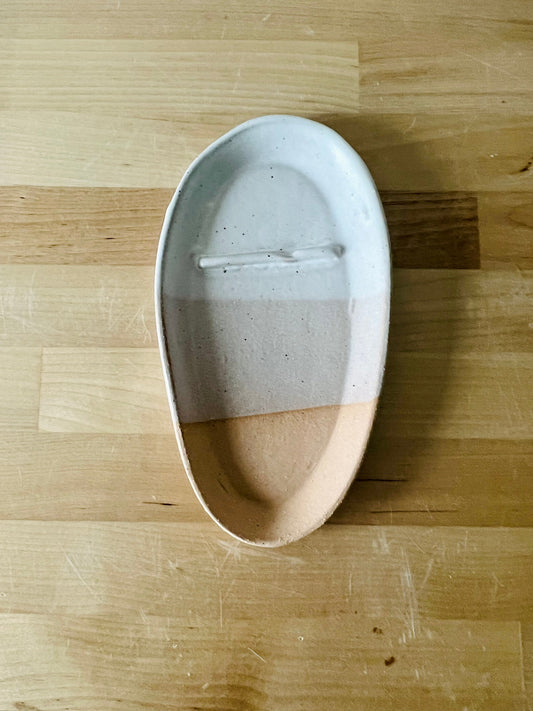 seconds- smudge dish-ceramic sage stick burner- handmade ceramics-