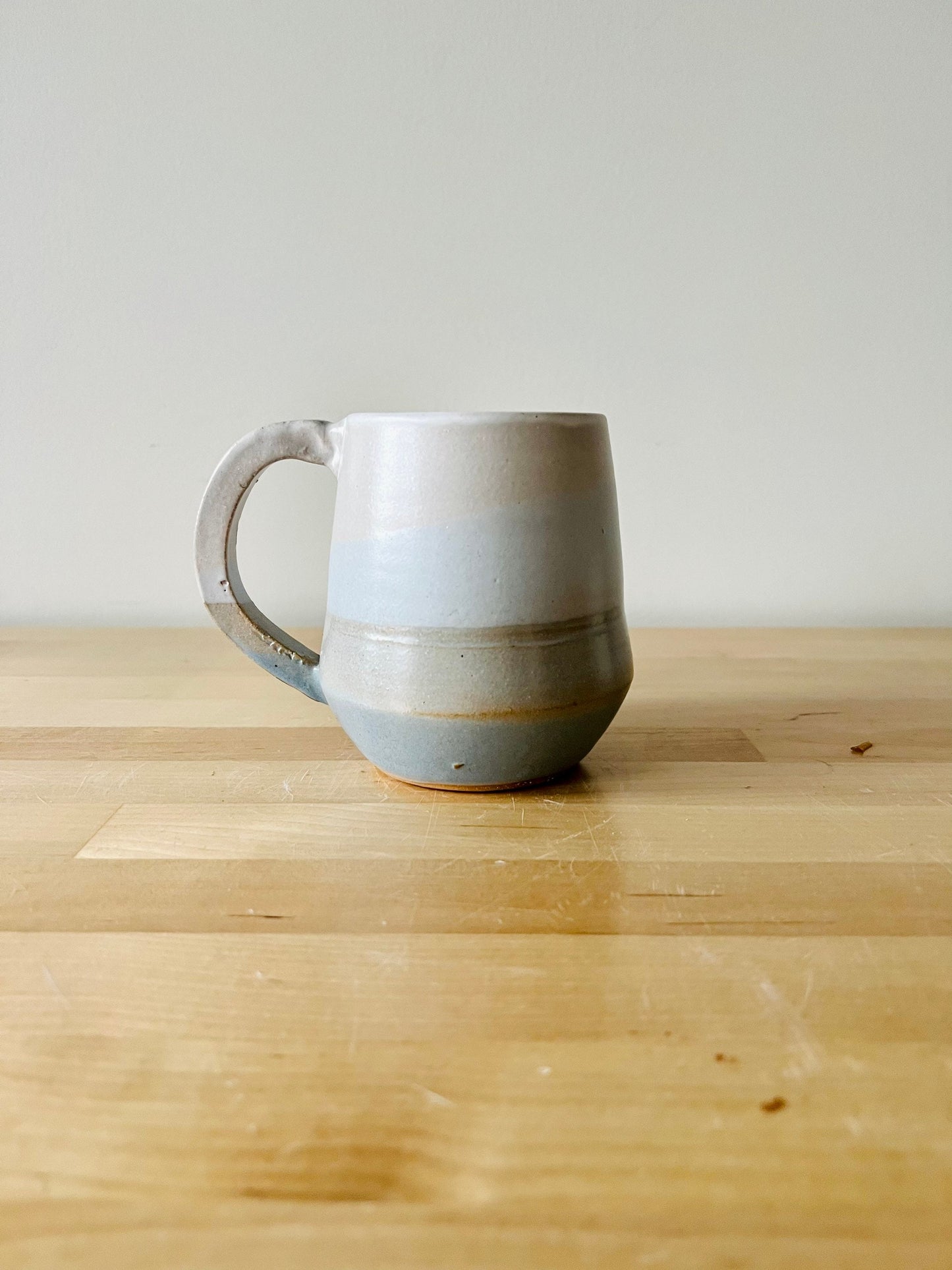 SECONDS- oceans blues rounded Coffee cup- coffee mug- handmade kitchen decor