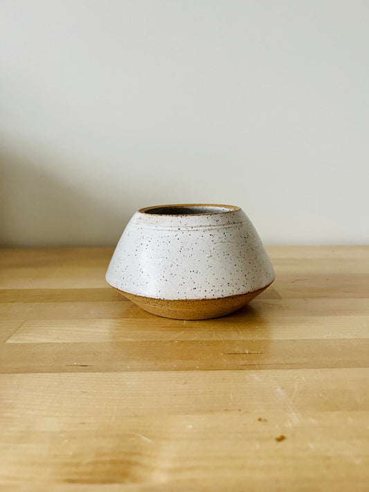 Speckled-ceramic jar-multipurpose