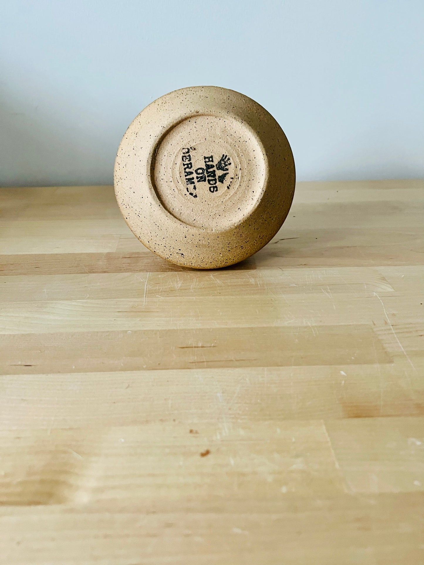 Speckled-ceramic jar-multipurpose