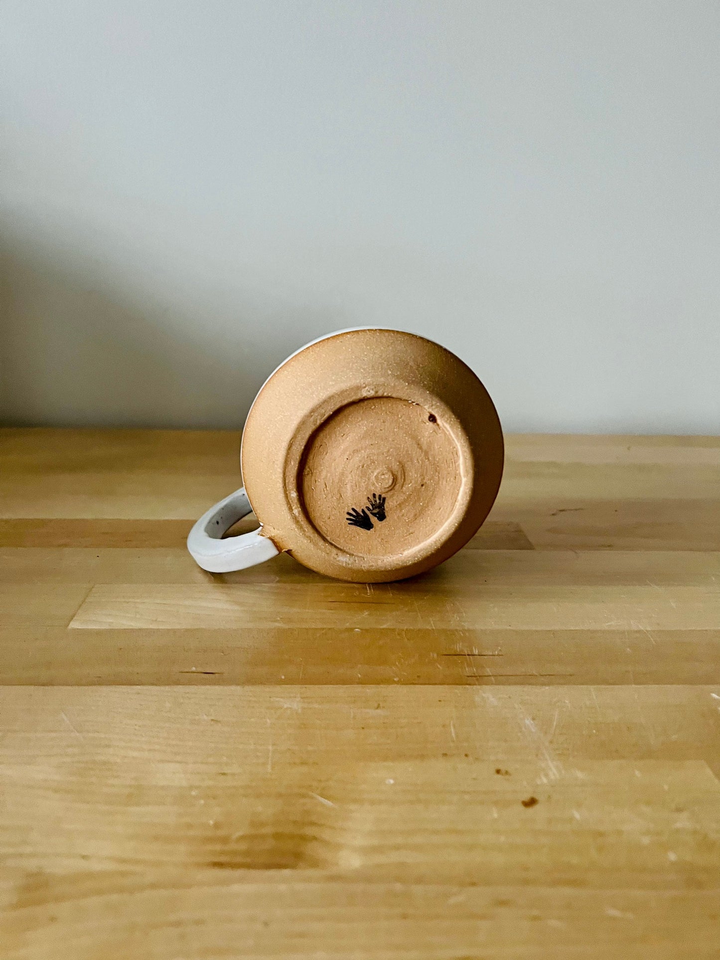 LIMITED EDITION - short angular coffee mug -  mug- handmade kitchen decor