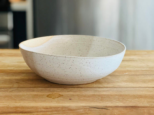 SECONDS- handmade white bowl-multipurpose dish-kitchenware- bowls- White