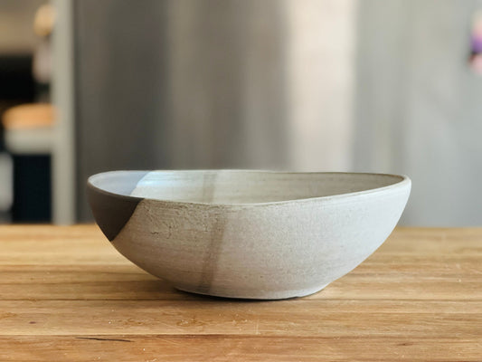 Seconds- chocolate and white bowl-multipurpose dish-kitchenware- bowls- White