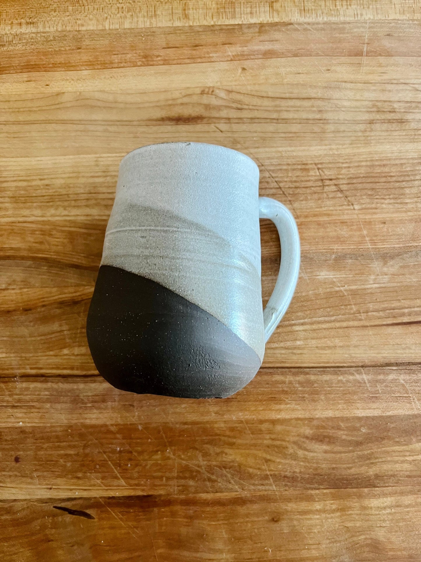 SECONDS-Round Bottom Mugs- white - handmade coffee mugs