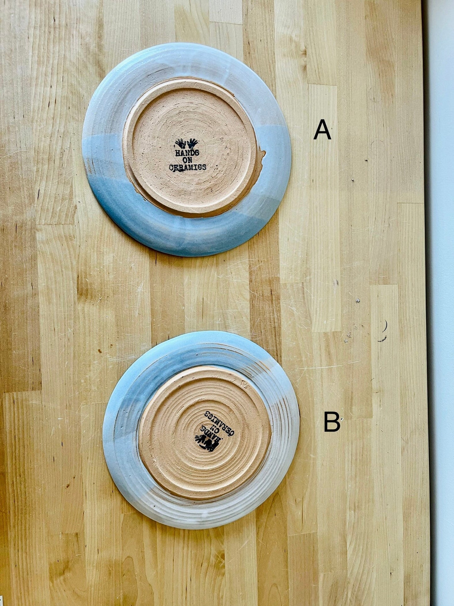 Seconds- ceramic plates- blues and whites-multipurpose dish-kitchenware-