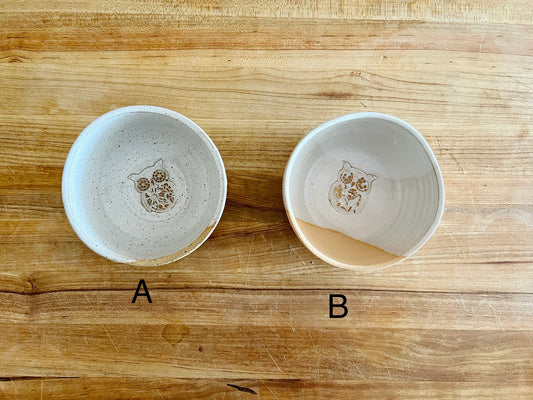 Seconds- ceramic garlic grater - multipurpose dish-kitchenware- bowls- White