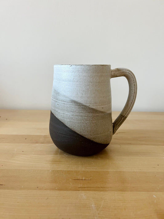 SECONDS-Round Bottom Mugs- white - handmade coffee mugs