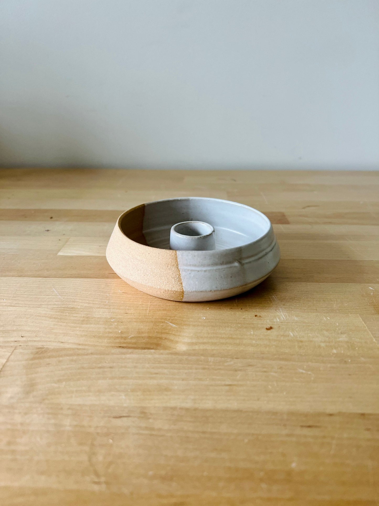 Seconds- angled burner tray- santo palo- incense- sage- handmade. sample sale.