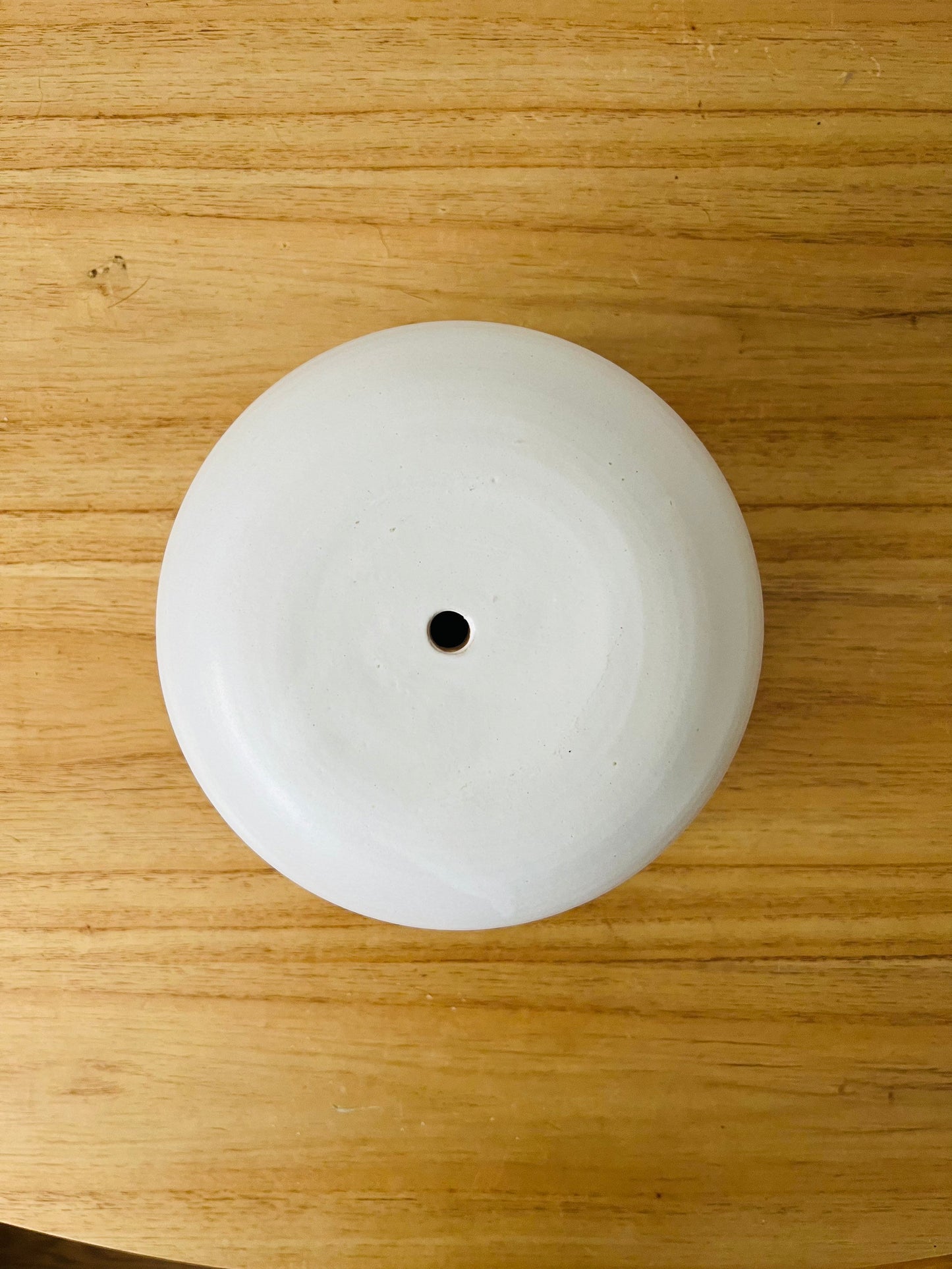 Large Hanging orb planter -ceramic- sample sale