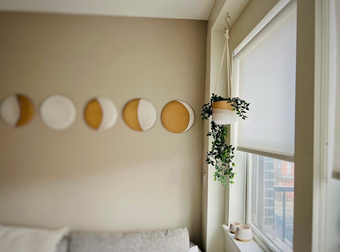 Large Hanging orb planter -ceramic- sample sale