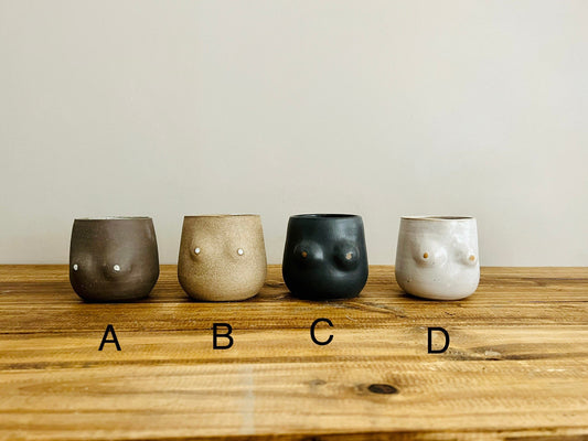 Samples- boob cup- ceramic- handmade