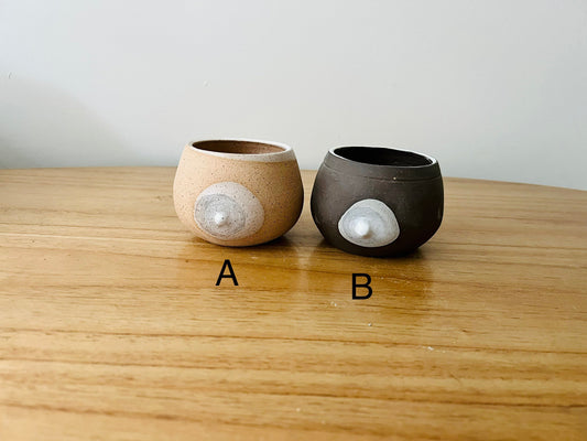 Seconds - Boob Planter - Succulent Pot with Drainage Hole - White