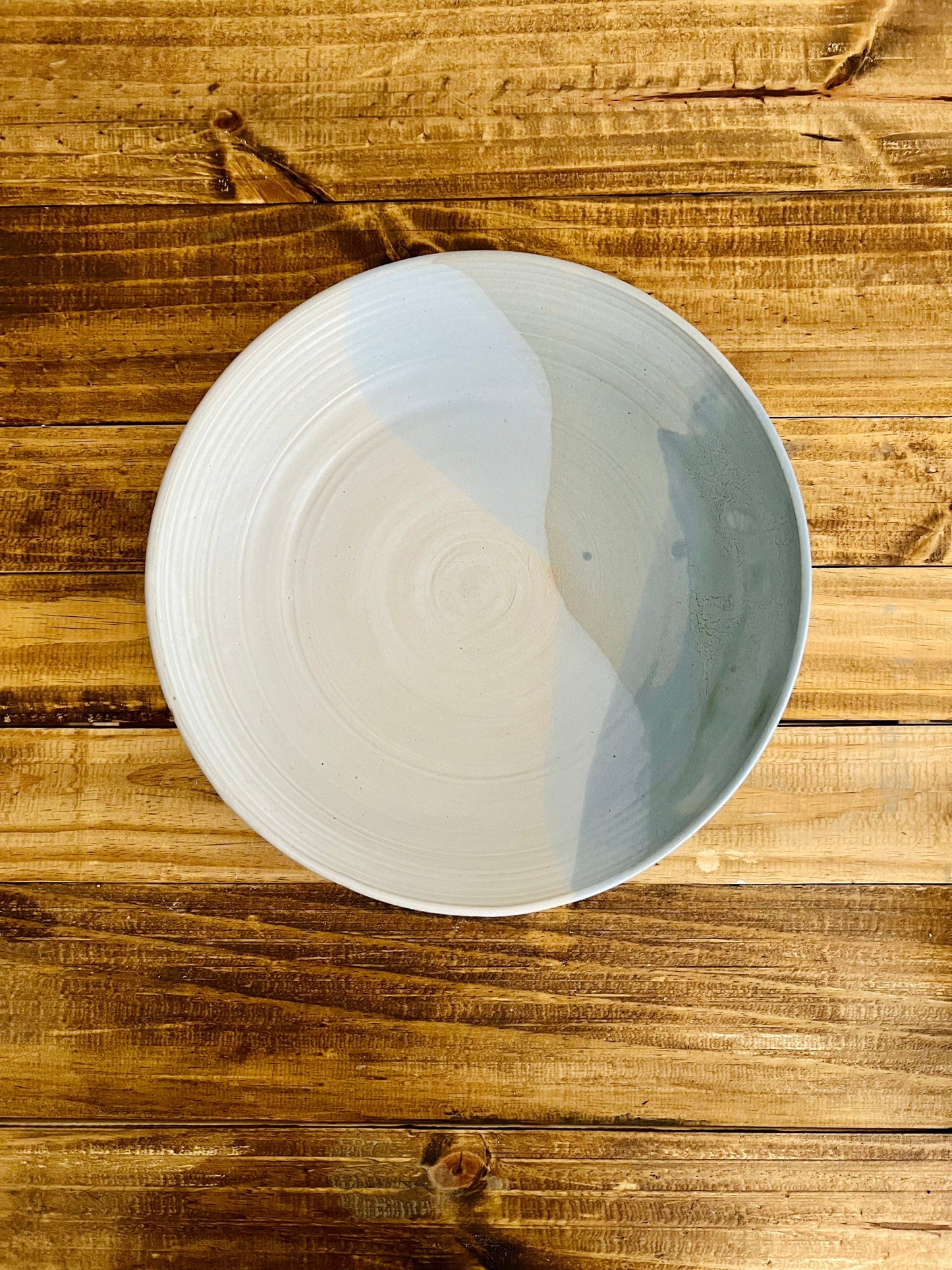 Blues serving dish.Handmade. white and blues. kitchen decor