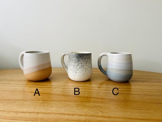 Samples - coffee mugs- different style options