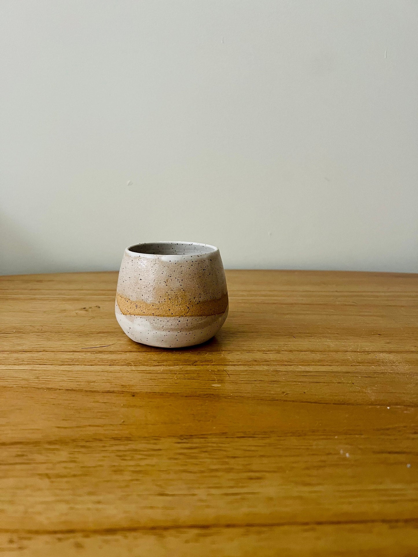 white- ceramic espresso cup- coffee mug- small tumbler- seconds