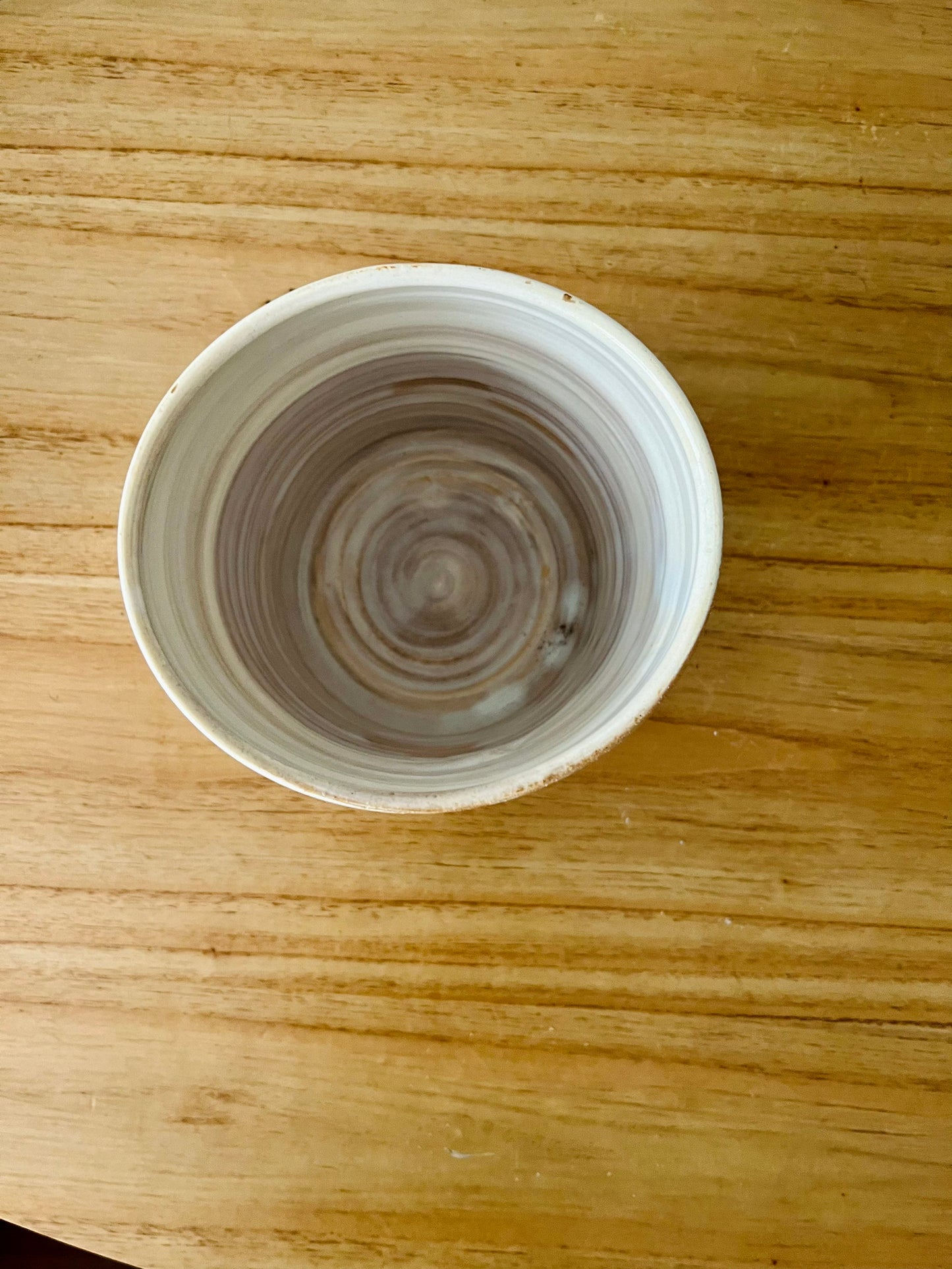 Seconds - sample sale - criss cross utensil holder- ceramic crock- marbled