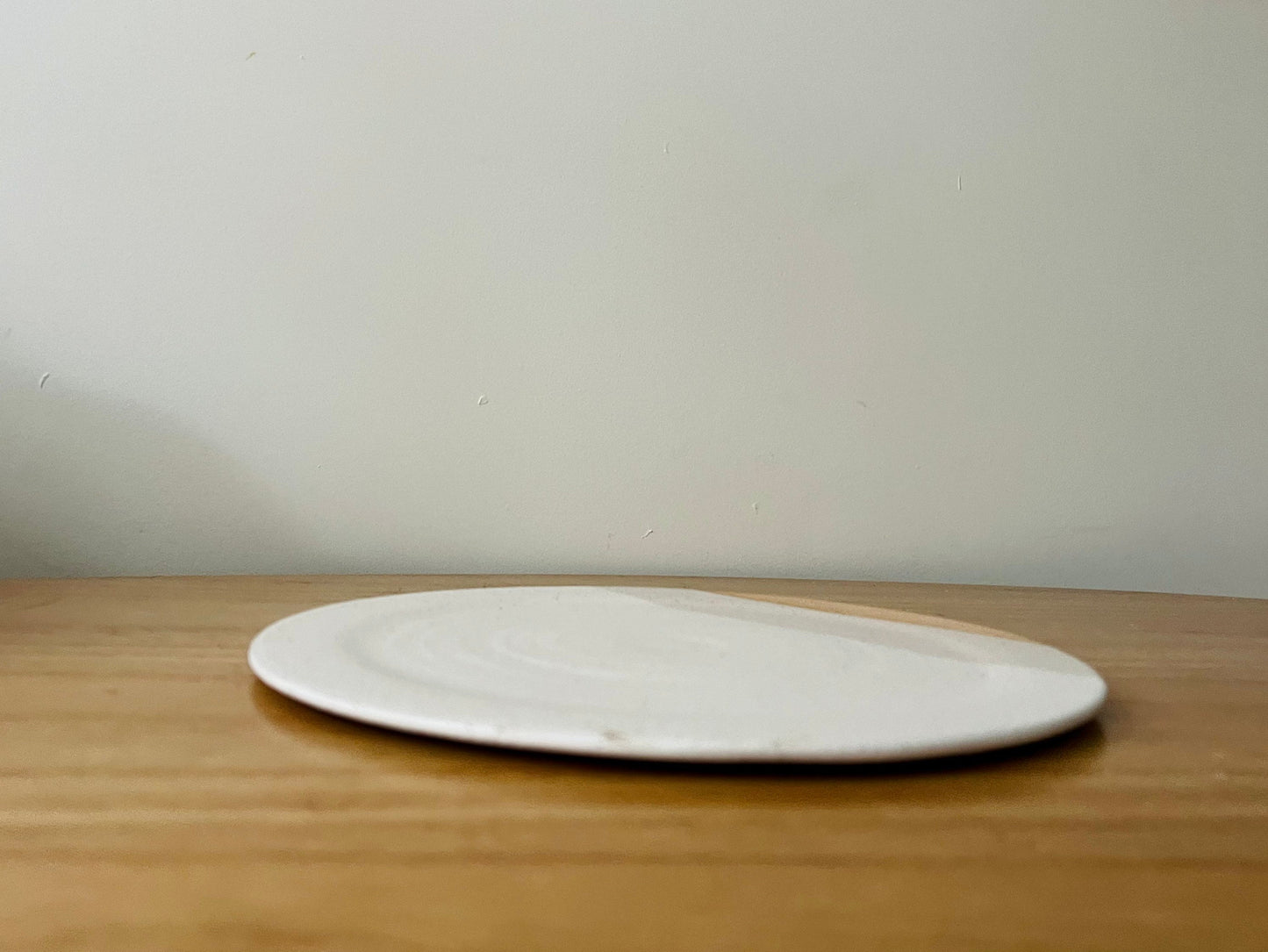 SECONDS- VERY FLAT plates- whites